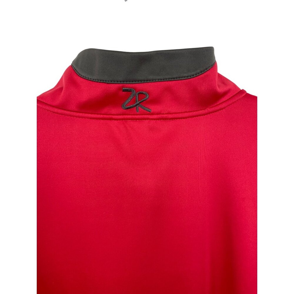 Eisenhower GC USAFA Zero Restrictions Red Pullover 1/4 Zip Mens XL *FLAW - Picture 5 of 8